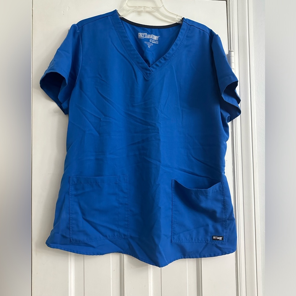 Grey anatomy scrub top extra large XL